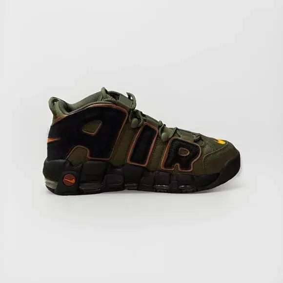 NIKE AIR MORE UPTEMPO '96 ,,CARGO KHAKI/ Black-Pecan'' SIZE US 9.5 (DX2669 300)